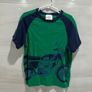 Green and Blue Kids Motorcycle T-Shirt